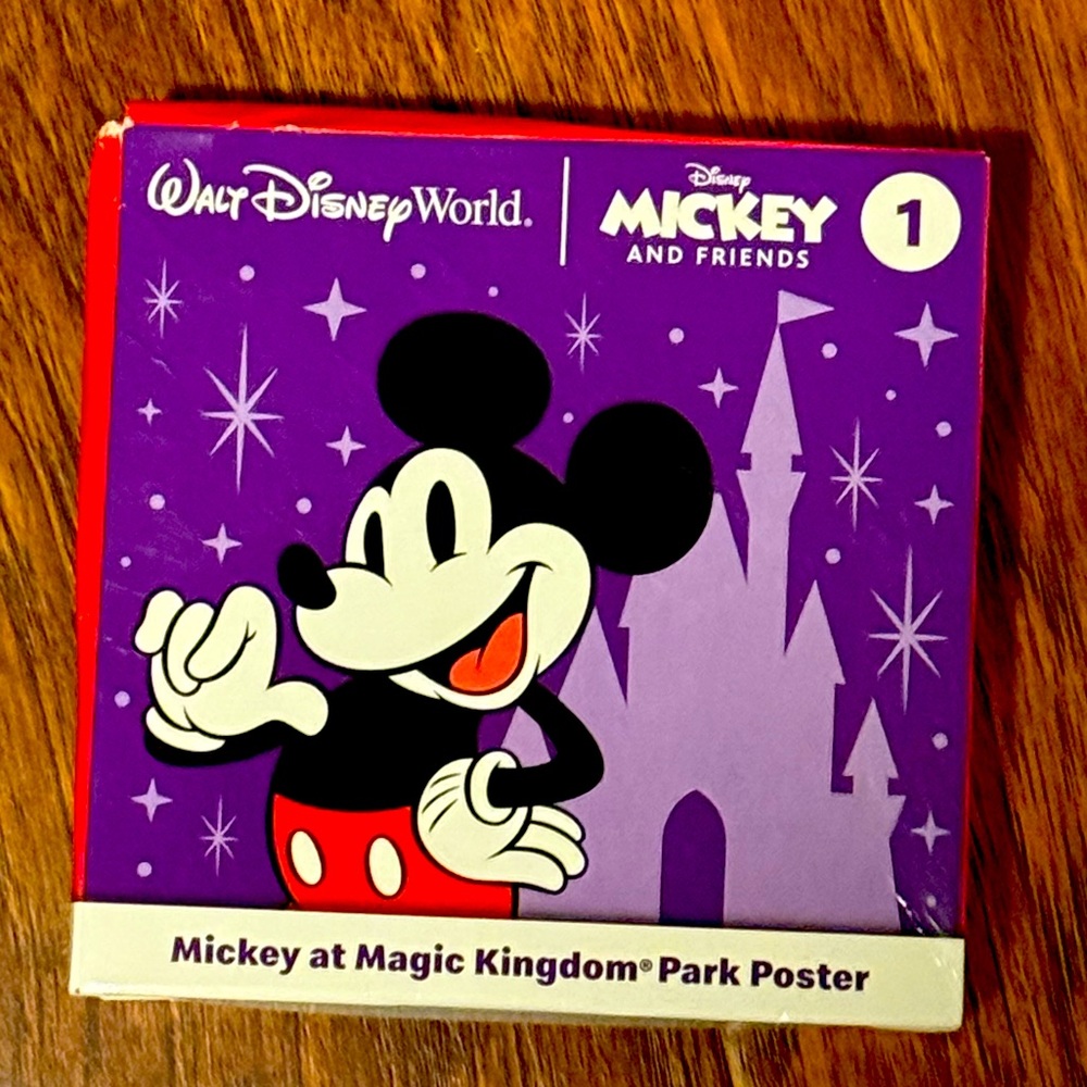 Disney ‘Mickey at Magic Kingdom Poster’ McDonald’s Happy Meal Toy